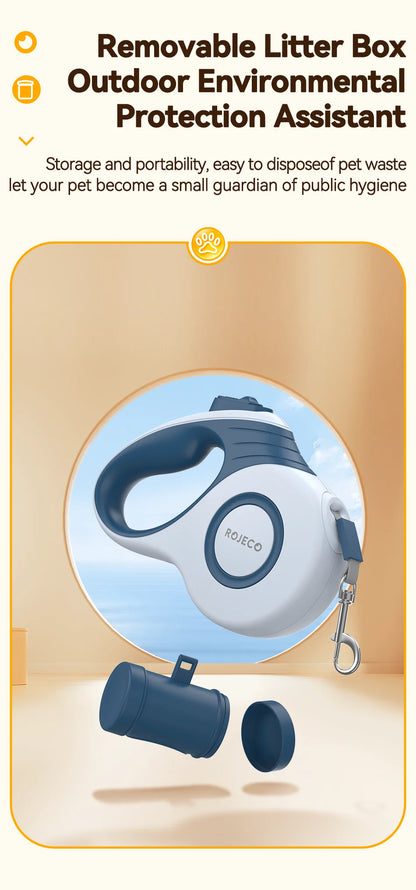 ROJECO 3M/5M Automatic Retractable Dog Leash