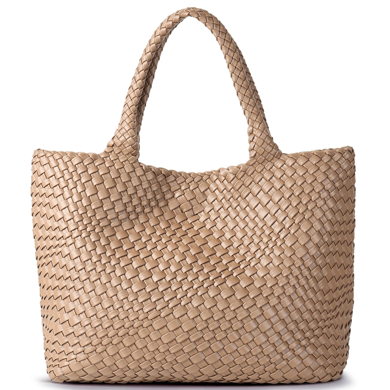 AVELIÉ – BOLSO TOTE DE CUERO VEGETAL TEJIDO