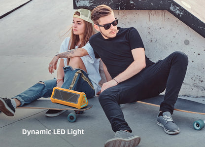 MLOVE P3 Outdoor Bluetooth Speaker, Stereo Sound IPX7 Waterproof, Micro SD Card, RGB Light