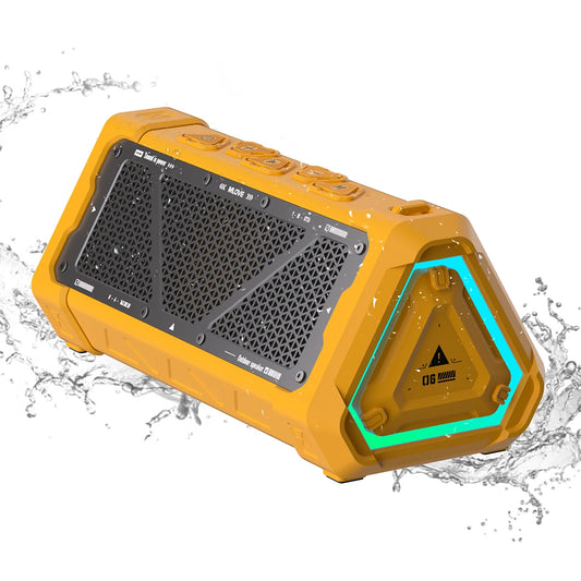 MLOVE P3 Outdoor Bluetooth Speaker, Stereo Sound IPX7 Waterproof, Micro SD Card, RGB Light