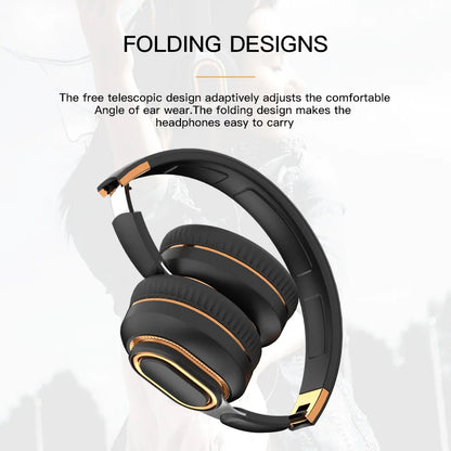 H7/H3 Bluetooth Headphone Wireless Headset with Mic USB Adaptor Headset Stereo Foldable Bass