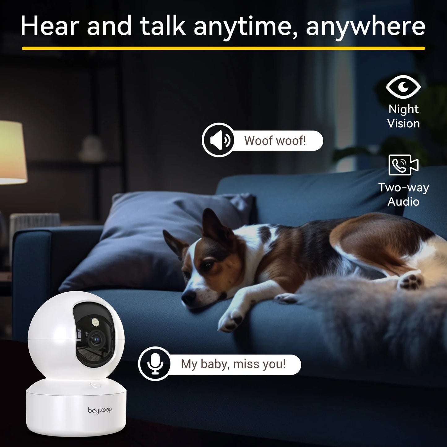 Smart Camera 2K Security Protection Wifi Surveillance 5G/2.4GHz