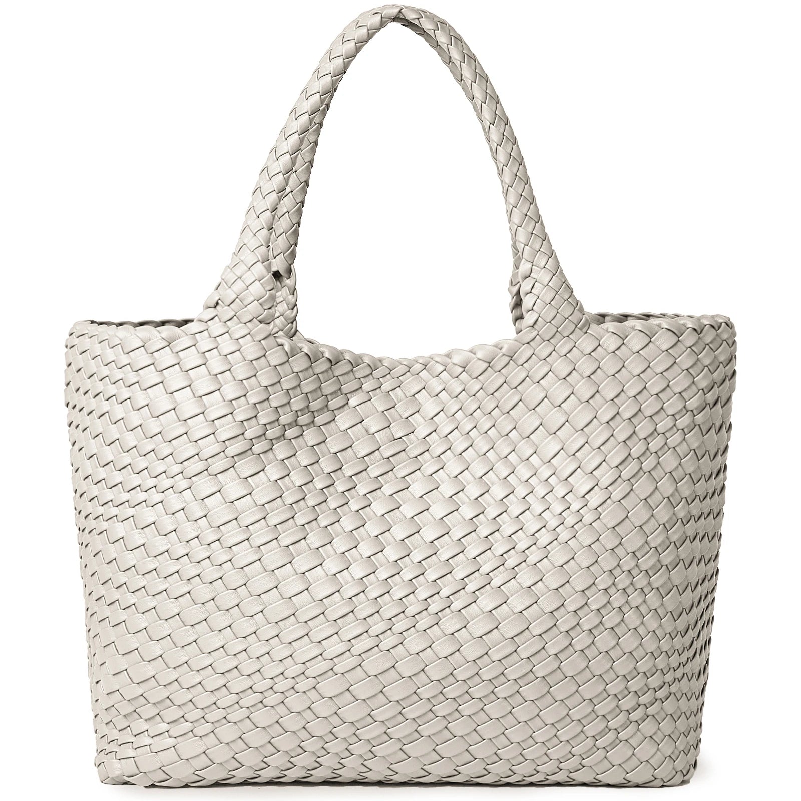 AVELIÉ – BOLSO TOTE DE CUERO VEGETAL TEJIDO
