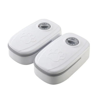 Pet Automatic Timing Feeder Detachable Auto Dog Dry Food Dispenser