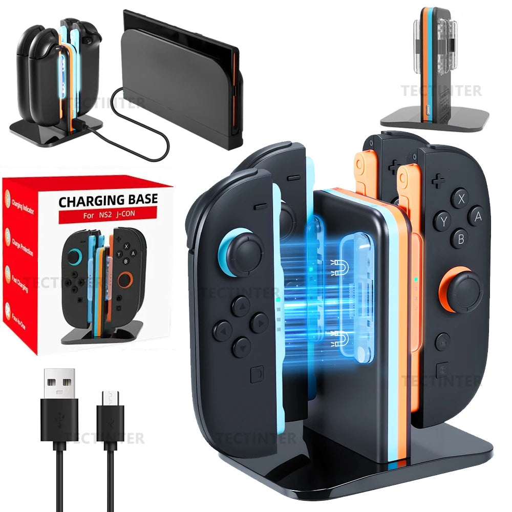 4-in-1 Charging Dock Station For Nintendo Switch 2