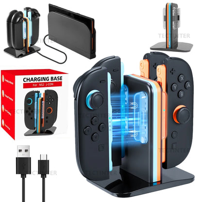 4-in-1 Charging Dock Station For Nintendo Switch 2