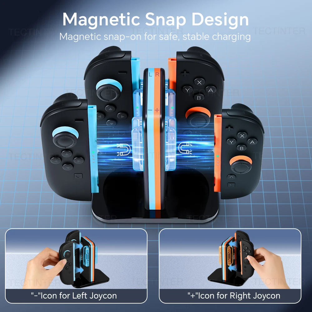 4-in-1 Charging Dock Station For Nintendo Switch 2