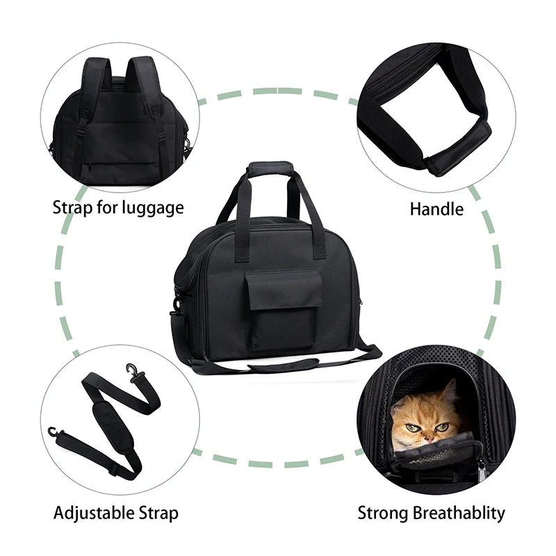 2-in-1 Multifunctional Cat Backpack With Double Expandable