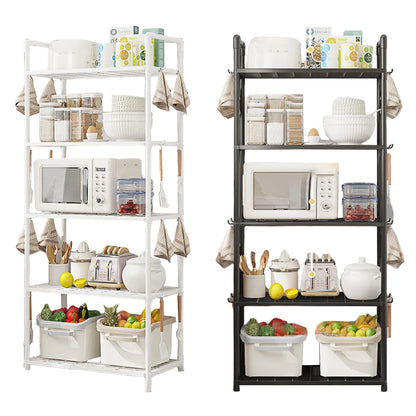 5 Tier Storage Shelves Heavy Duty Shelving Unit 66 Lbs Capacity