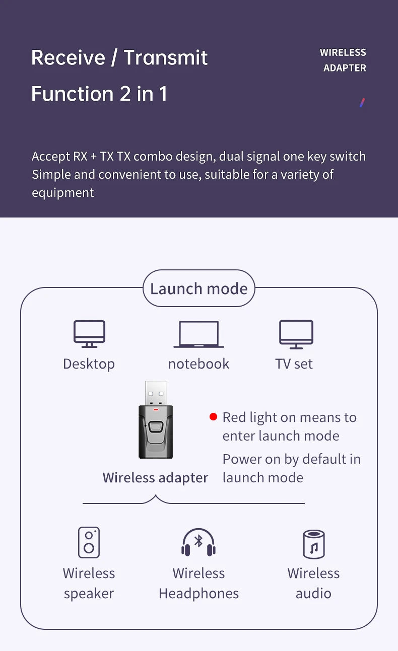 H7/H3 Bluetooth Headphone Wireless Headset with Mic USB Adaptor Headset Stereo Foldable Bass