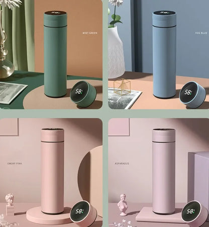500ML Temperature Display Thermos Cup Stainless Steel
