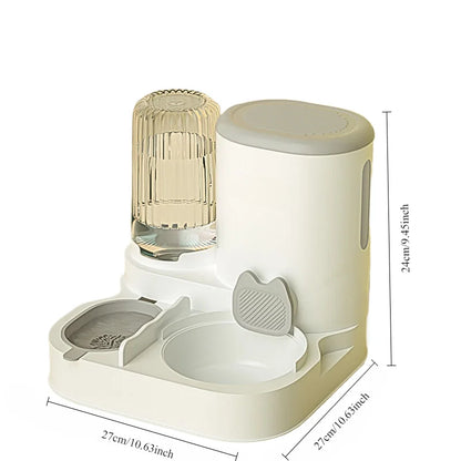 Cat bowl automatic feeder for cats, dogs, pets,