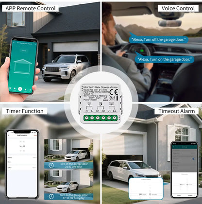 Tuya Smart Garage Door Switch Module