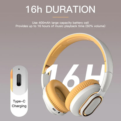 H7/H3 Bluetooth Headphone Wireless Headset with Mic USB Adaptor Headset Stereo Foldable Bass