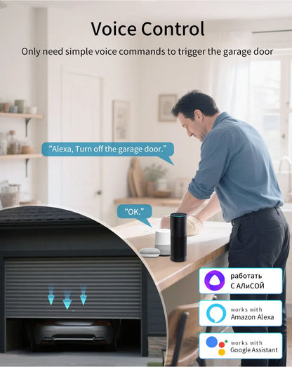 Tuya Smart Garage Door Switch Module