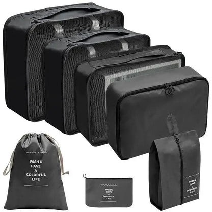 7/8/9/10 Pcs Set Travel Organizer