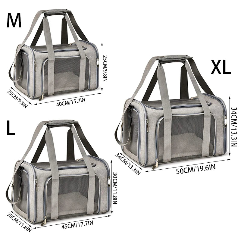 Portable Dog Cat Carrier Bag