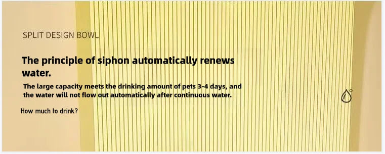 Cat bowl automatic feeder for cats, dogs, pets,