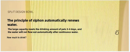 Cat bowl automatic feeder for cats, dogs, pets,