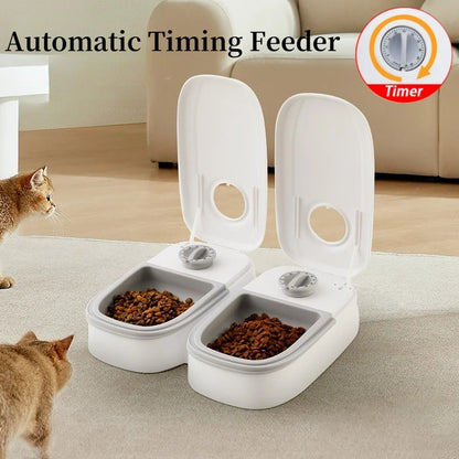 Pet Automatic Timing Feeder Detachable Auto Dog Dry Food Dispenser