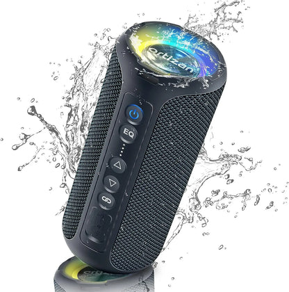 Ortizan Bluetooth Speakers 40W Enhanced Bass Portable 30Hrs IP7 Waterproof