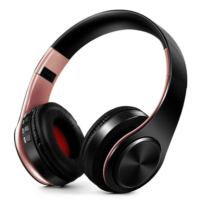 Wireless Headphones Bluetooth Stereo Headset Game with Build-in MIC with Universal for Android and iOS
