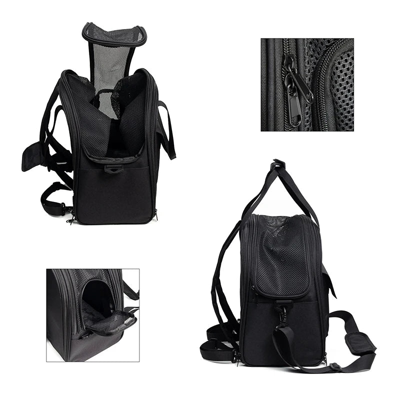 2-in-1 Multifunctional Cat Backpack With Double Expandable