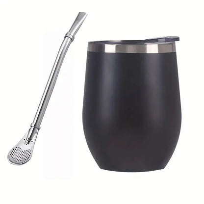 Yerba Mate Cup Set Stainless Steel