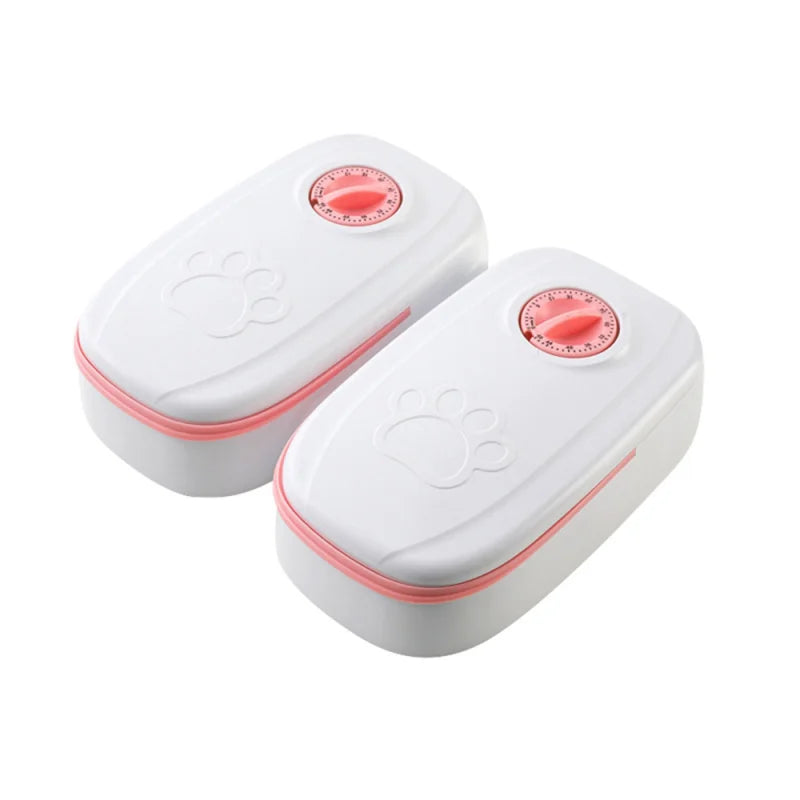 Pet Automatic Timing Feeder Detachable Auto Dog Dry Food Dispenser