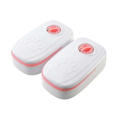 Pet Automatic Timing Feeder Detachable Auto Dog Dry Food Dispenser