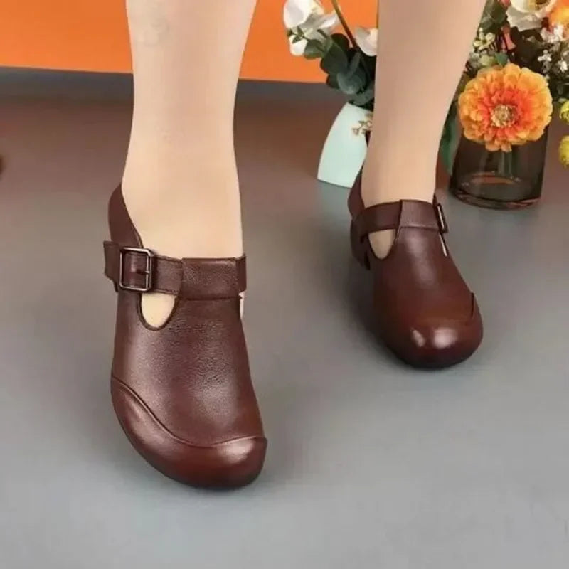 RETROVA – HANDMADE RETRO STYLE WEDGE SHOES