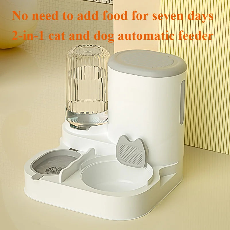 Cat bowl automatic feeder for cats, dogs, pets,