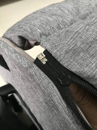 Portable Console Booster Dog Car Seat & Carrier for Small Dogs & Cats