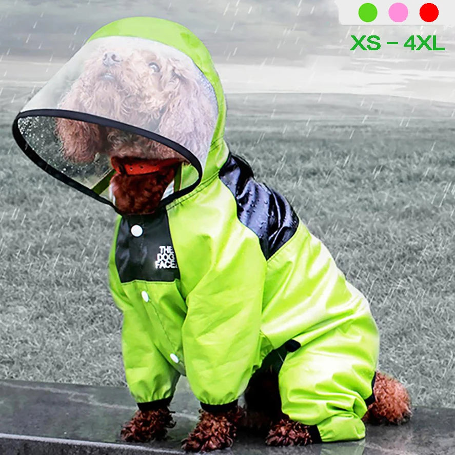 Dog Waterproof Raincoat The Dog Face