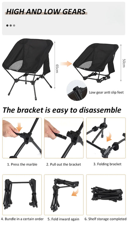 Beach Fishing Stool Portable Folding Camping Chair