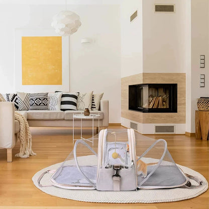 2-in-1 Multifunctional Cat Backpack With Double Expandable