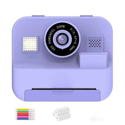 IAURA  Instant Print Camera With 32G Card, 1080P Mini Digital Video Camera