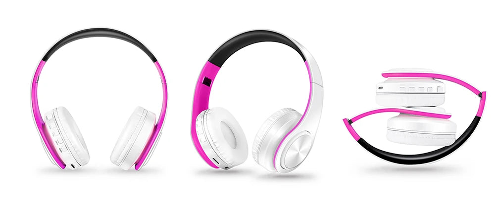 Wireless Headphones Bluetooth Stereo Headset Game with Build-in MIC with Universal for Android and iOS