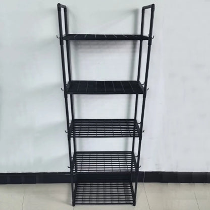 5 Tier Storage Shelves Heavy Duty Shelving Unit 66 Lbs Capacity