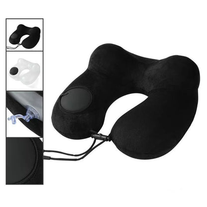 Portable Neck Pillow Press And Inflate