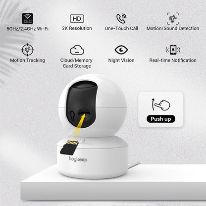 Smart Camera 2K Security Protection Wifi Surveillance 5G/2.4GHz