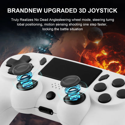 GAMINJA Wireless Gamepad With 6-axis Gyroscope For PS4, PS3, PC