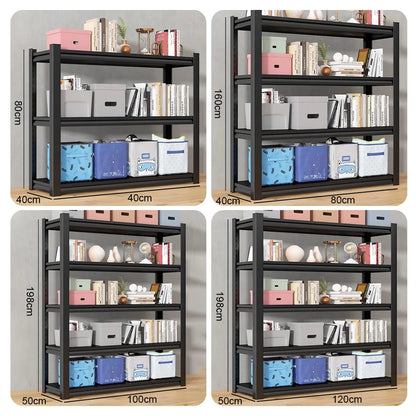 3/4 Tier storage rack Shelving Heavy Duty