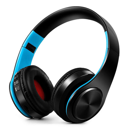 Wireless Headphones Bluetooth Stereo Headset Game with Build-in MIC with Universal for Android and iOS