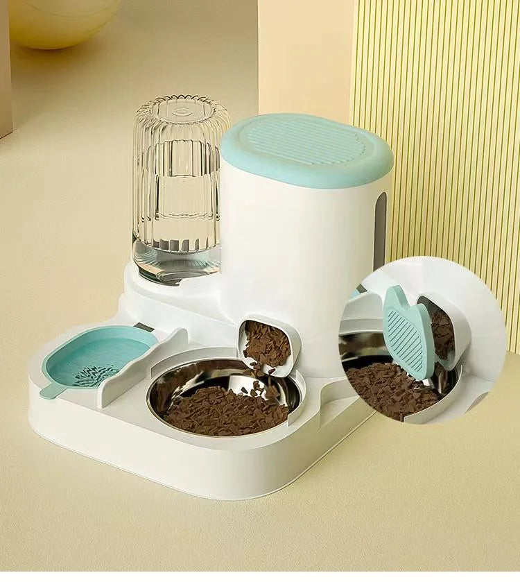 Cat bowl automatic feeder for cats, dogs, pets,