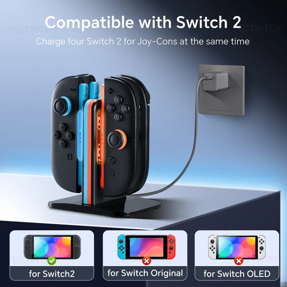 4-in-1 Charging Dock Station For Nintendo Switch 2