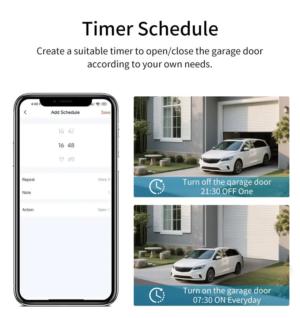 Tuya Smart Garage Door Switch Module