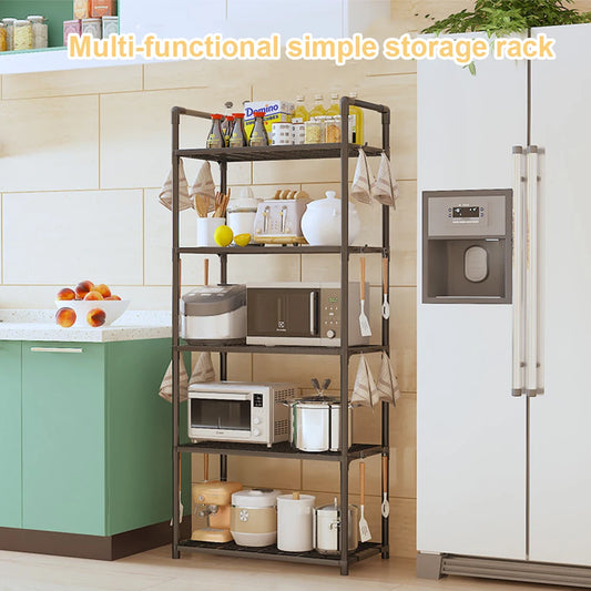 5 Tier Storage Shelves Heavy Duty Shelving Unit 66 Lbs Capacity