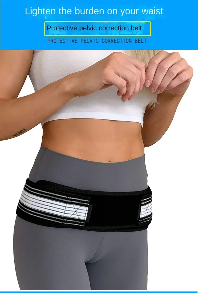 Cinturón Sacroilíaco SI Ajustable para Cadera y Espalda Baja