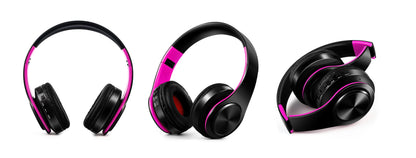 Wireless Headphones Bluetooth Stereo Headset Game with Build-in MIC with Universal for Android and iOS